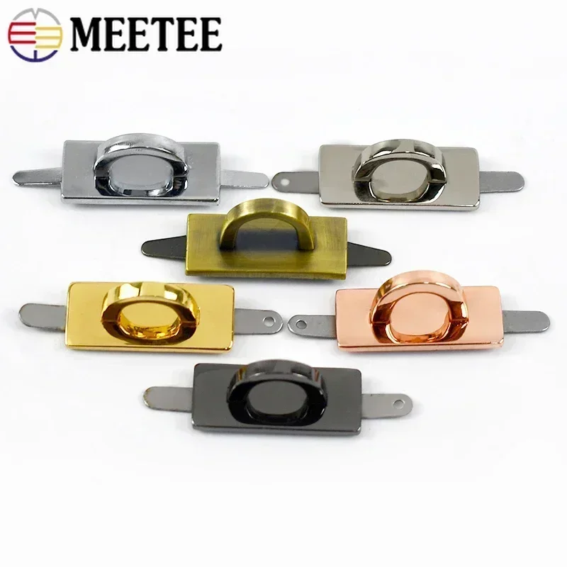 2/4/10/20Pcs Meetee Side Clip Buckle Bag Strap D Ring Hang Buckles Chain Arch Bridge Hook Handbags Handle Connector Clasp Clamp