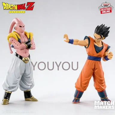 

BANDAI Original Dragon Ball Z MATCH MAKERS Majin Buu Son Gohan Anime Action Figure Besktop Decorate Festival