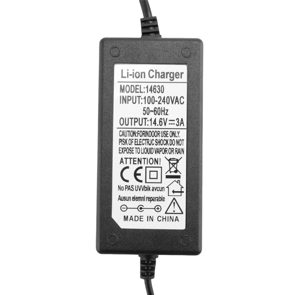 14.6V 3A Lifepo4 Iron Phosphate Battery Charger Lithium-Ion Battery Power Charger EU Plug NND