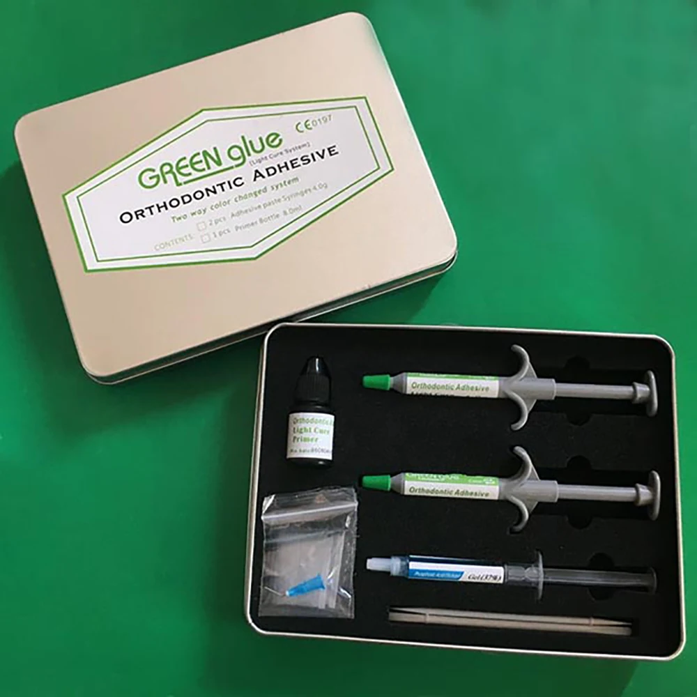 1box Denxy Dental Good Quality Orthodontic Green Glue Orthodontic Glue Orthodontic Bracket Use Bonding