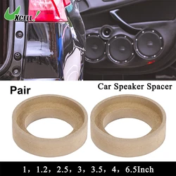 Uxcell Car Audio Speaker Spacer Ring Adaptor Brackets Mounting Spacer Rings Recess Bezel Plate Wood 43mm ID 1 Pair