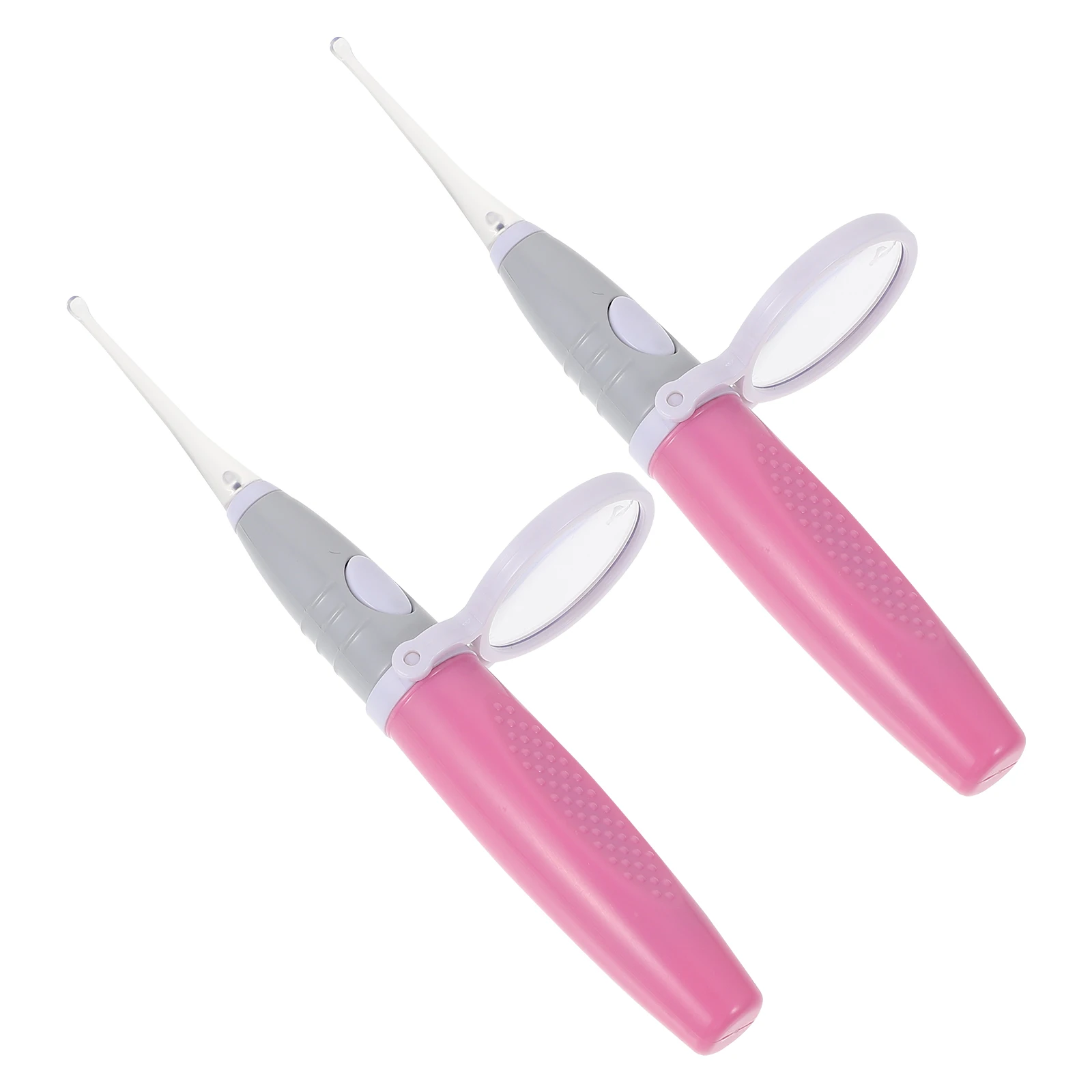 

Ear Set 2 Sets Ear Wax Cleaner Durable Remover Kids Tool ABS Material LED Light AAA Batteries Travel Friendly Lightweight