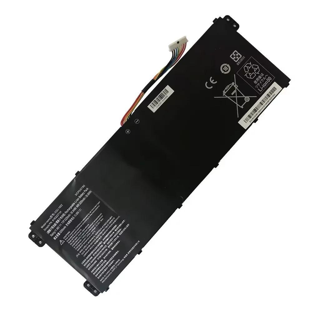 11.46V 38.04Wh 3320mAh SQU-1602 Laptop Battery For Hasee 916Q2271H 3ICP5/57/80 X5-CP5D1 CP5E1 CP5S1 Series