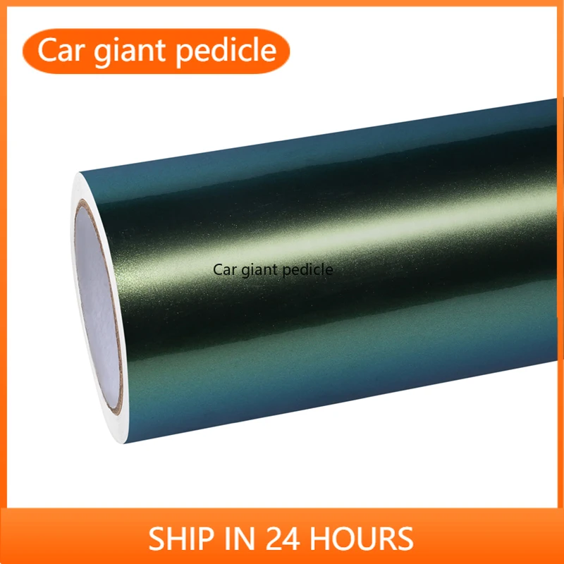 Highest qualityGloss Chameleon Spring Green vinyl Wrap Film Car Wrap Film Non degumming Non fading quality Warranty 1.52M*17M