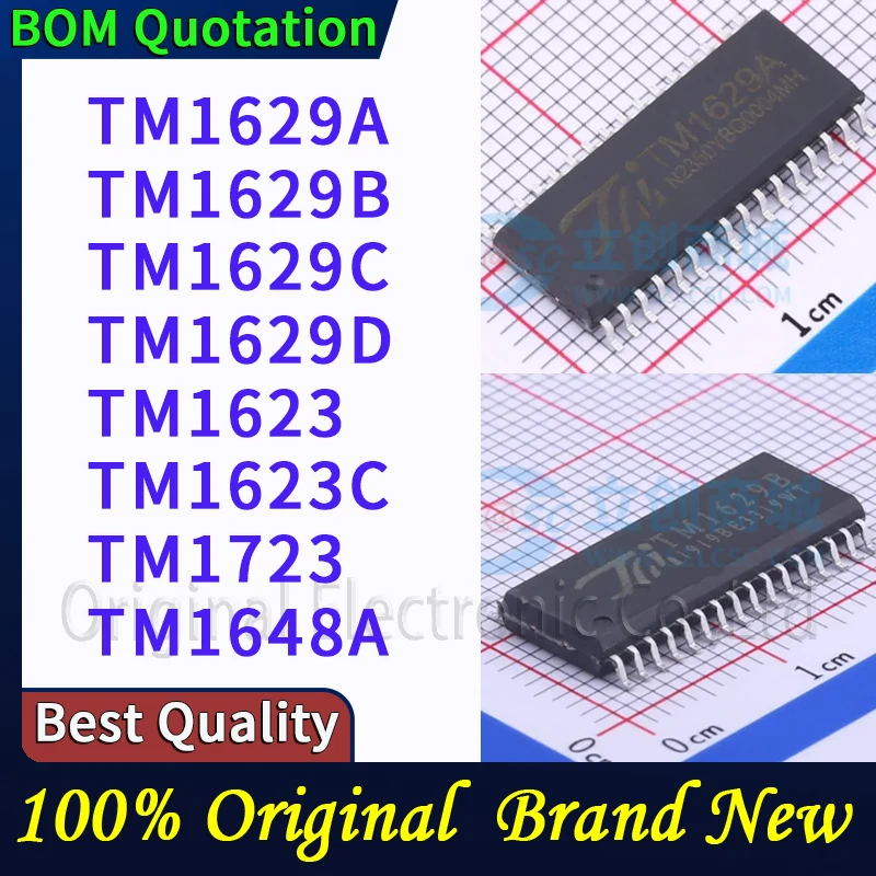 

5 шт./лот TM1629A TM1629B TM1629C TM1629D TM1623 TM1623C TM1723 TM1648A В наличии Оригинальные высококачественные компоненты