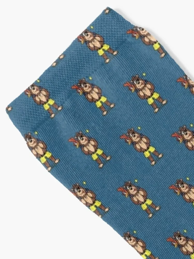 Retro Bear & Bird Socks custom compression Men's Socks Luxury Women's