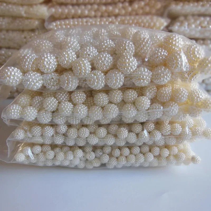 waxberry ball pearl Hair Accessories diy  high imitation pearls wholesale DIY phone beauty essential 10mm-30mm  500g