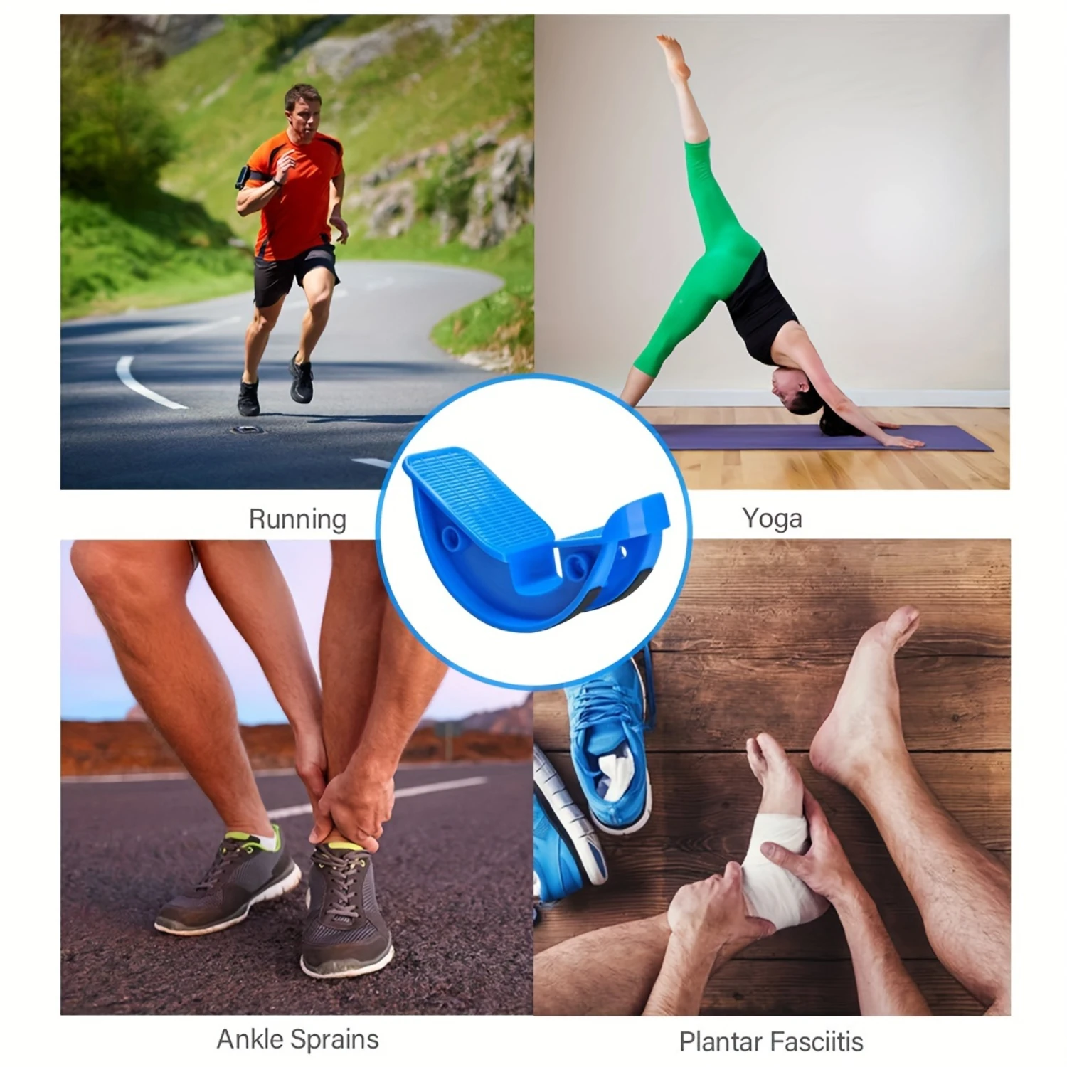 1pc Foot Pedal Ankle Board - Effective Calf Stretching, Balance & Flexibility Trainer for Improved Stability and Range of Motion