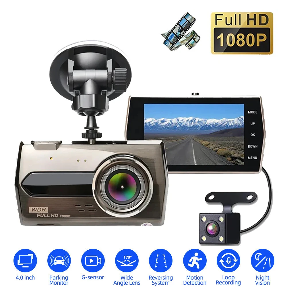 

Car DVR 1080P Full HD Dash Cam Vehicle Camera Drive Video Recorder Night Vision Auto Dashcam Car Accessories Black Box Registrar