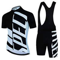 Conjunto de Jersey de Ciclismo para Hombre, Ropa transpirable para Ciclismo de montaña, Maillot, verano 2024