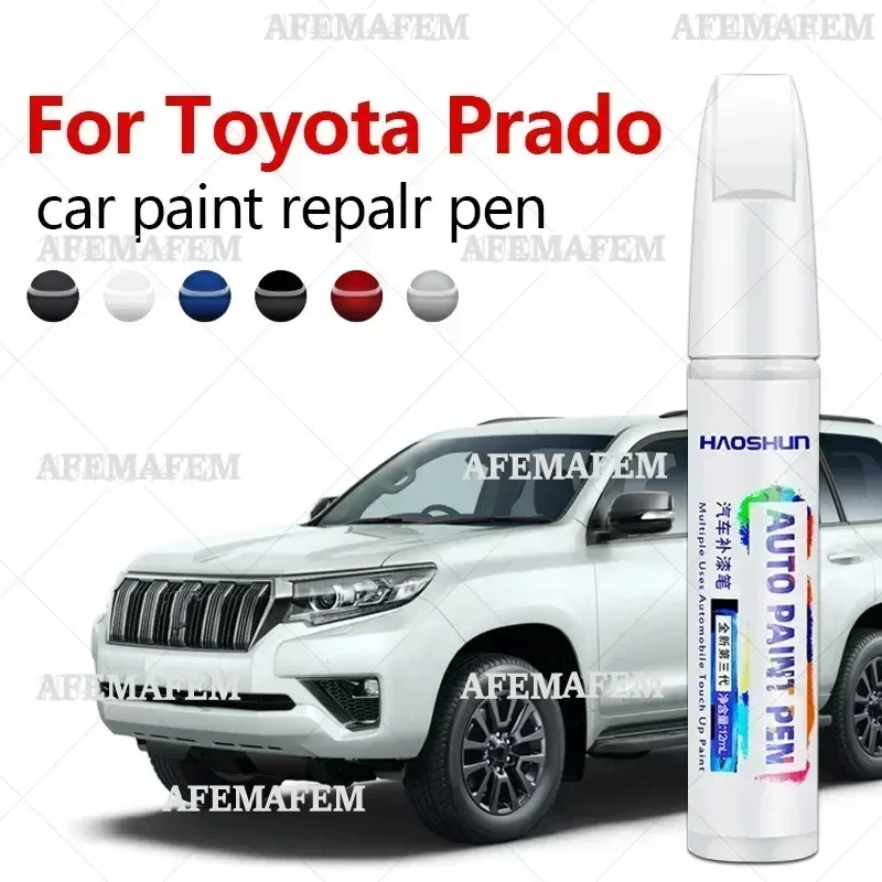 For Toyota Prado 1996-2025 J120 J250 Paint Repair Pen Touch Up Scratch Remover DIY Auto Accessories Black White Gray Red Blue
