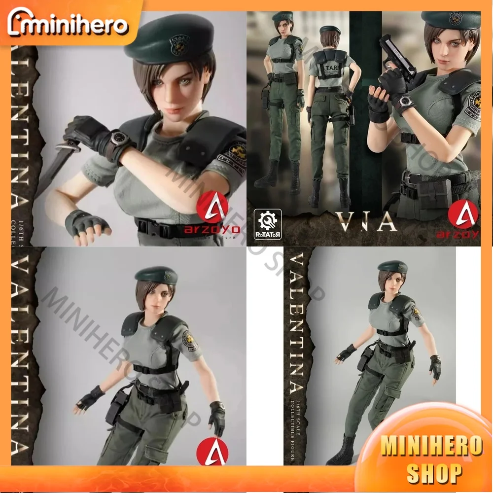 

Spot Rotating Toy RT001 12-inch Valentina Doll with Movable Eyes – 1/6 Scale Female Soldier Statue Collection Model