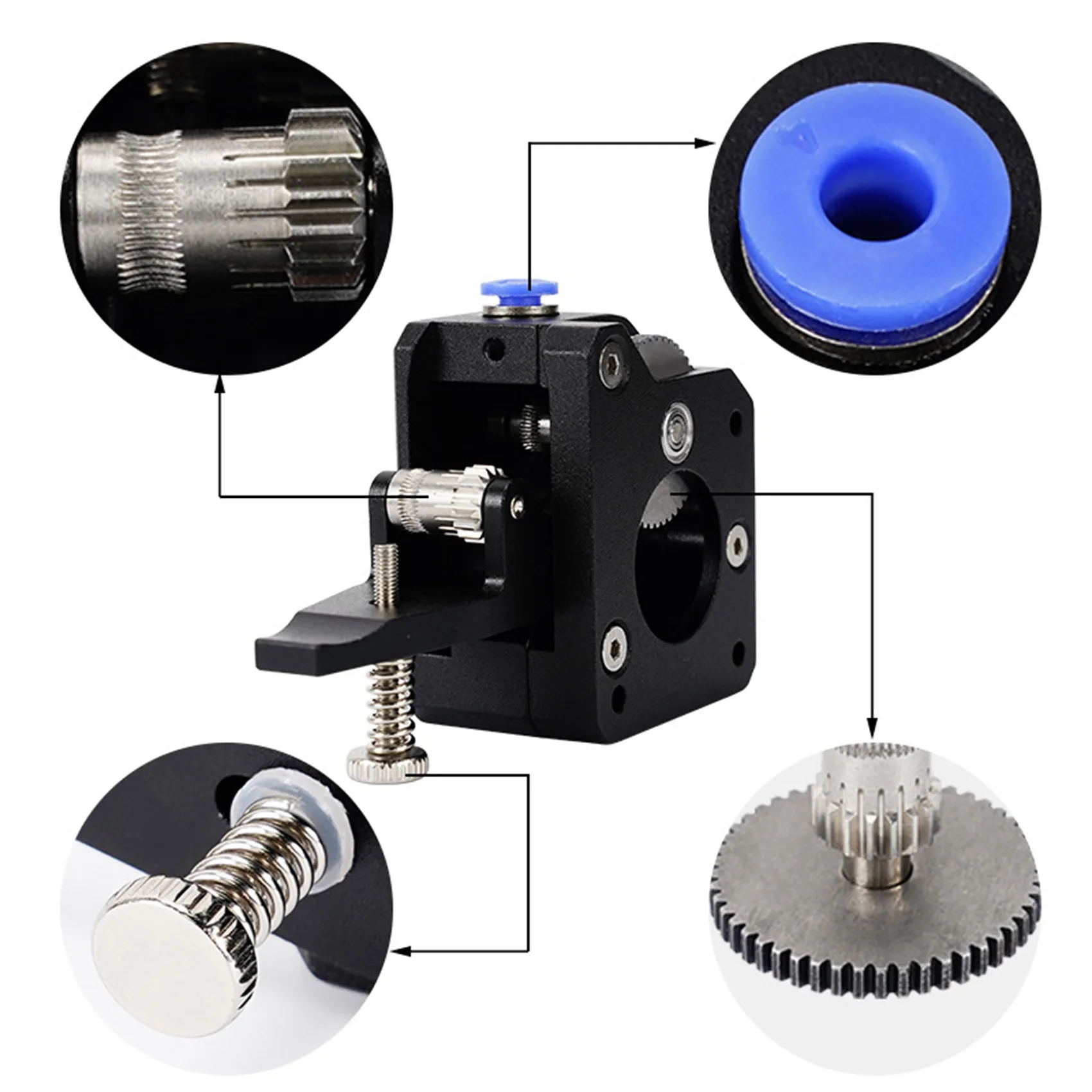 3D Printer Accessories are Suitable for Bondte BMG Extruder, All Metal Long-Range and Short-Range Universal (Right)