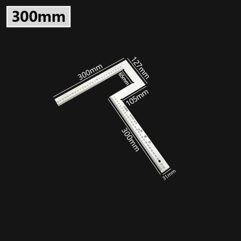 300x300 Flange Square Right Angle Ruler Wheel Hub Angle Try Square Protractor Angle Inspection Gauge for Precision Measurement