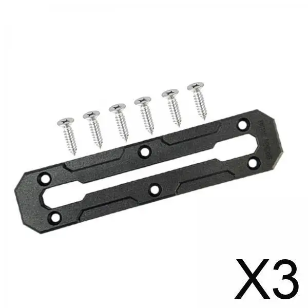 Soporte de plástico para montaje en riel deslizante de Kayak, accesorio DIY para soporte de caña de pescar y solución de almacenamiento para garaje de barco