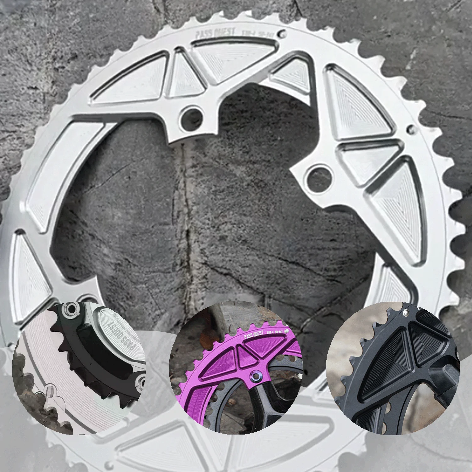 PASS QUEST 110 BCD Chainring for SHIMANO 105 5800 ultegra 6800