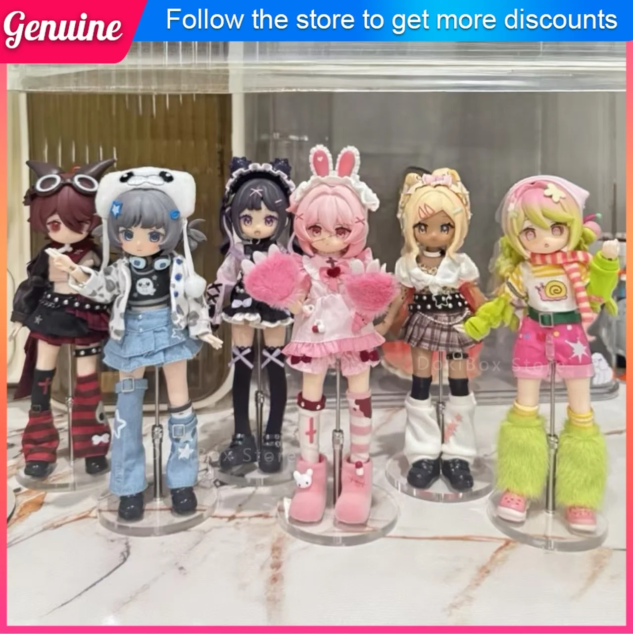 

Freedom Claim Electronic Cute Pet Series BJD слепая коробка 1/12 шарнирная кукла модная загадочная коробка игрушка модель подарок на день рождения для девочек