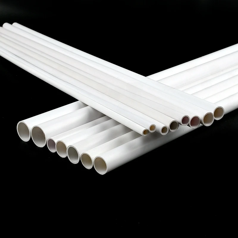 

3~8PCS Length 50cm Outer Diameter 5~24mm PVC White Pipe Garden Irrigation Watering Fittings Aquarium Tank Planting Frame Pipe