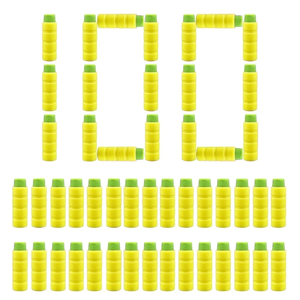 100pcs EVA Soft Shot Short Darts High Density Harmless Refill for Various Shooting High Density EVA Darts Toy Gun Accessories