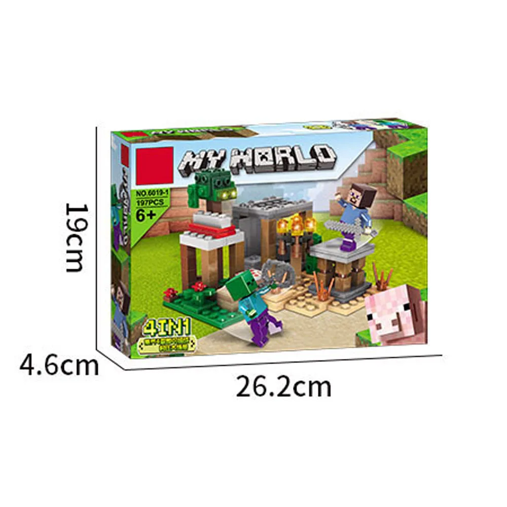 My Mini World Renzai Village Farm Is Compatible With LEGO Building Blocks Toys