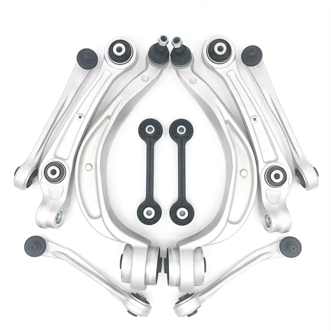

TOPICKSAP 10pcs Front Lower Control Arm Stabilizer Links Kit Sets for Audi A4 A5 S4 S5 Q5 2008 2009 2010 8K0407151C 8K0407505A