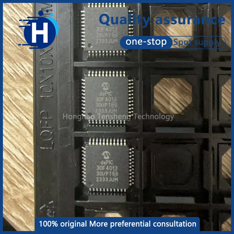 1 piece of high-quality DSPIC30F4013-30I/PT surface-mount TQFP-44 16-bit dsPIC microcontroller