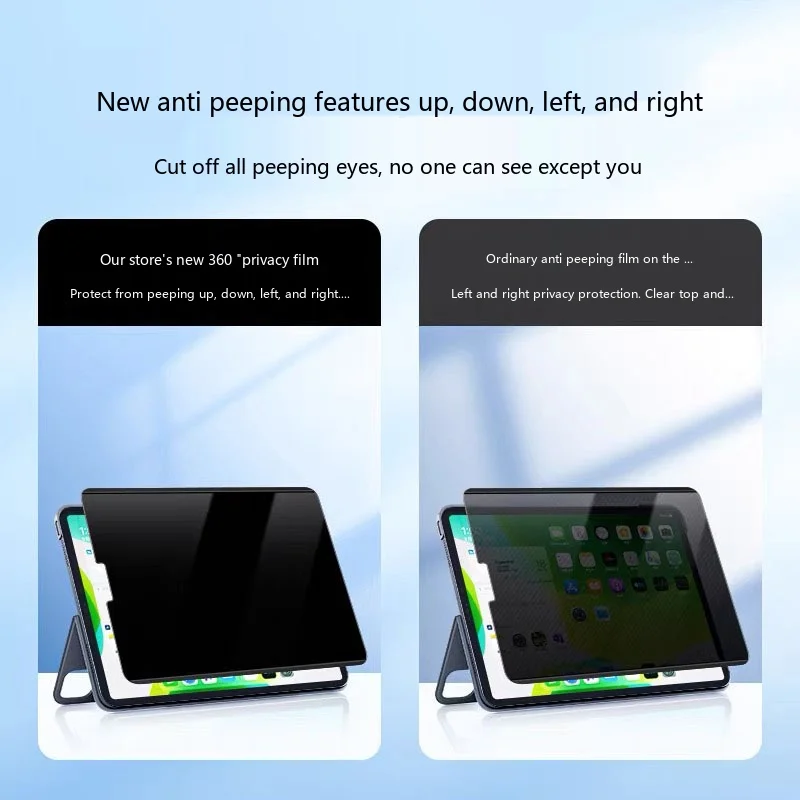Magnetic Paperfeel Privacy Screen Protector for iPad 7.9-13 Inch Detachable Drawing Film