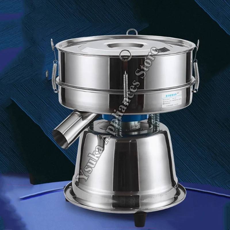 

Small Vibrating Screen Diameter 40CM Stainless Steel Screening Machine Rotary Screening Machine Powder