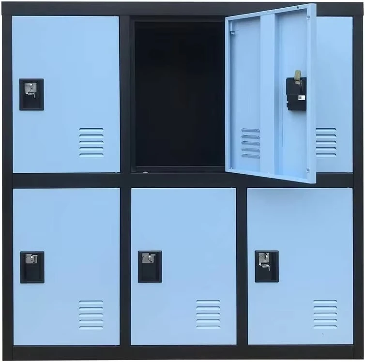 Playroom Big Capacity Metal Storage Cabinet Factory Tool Steel Box Cupboard Wardrobe