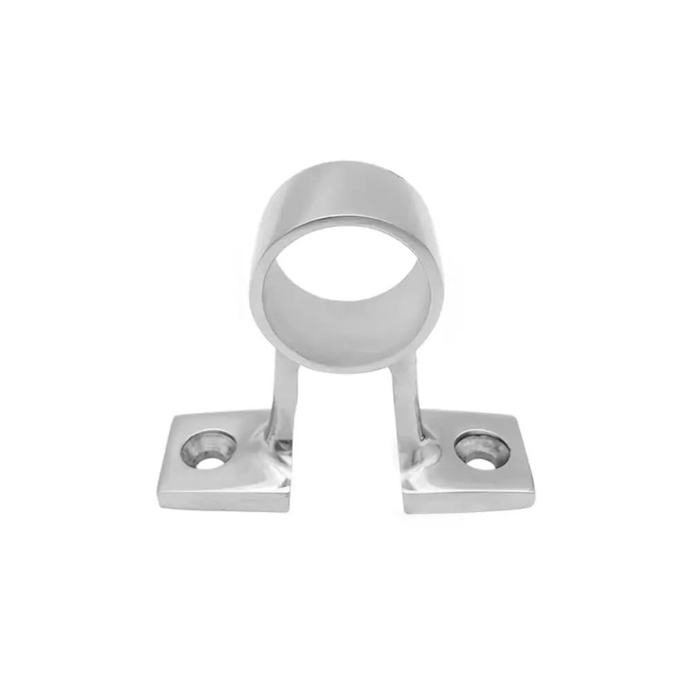 

Кронштейн перил морской печи из нержавеющей стали, 25 мм, центральный/конец, фитинг поручня для лодки 90 ° Опорные перила для стойки, детали владельцев лодок