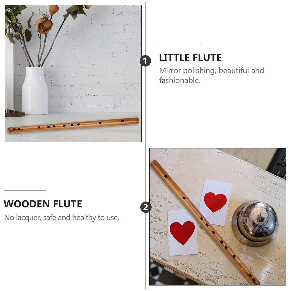 

Professional Piccolo Flute Wooden Traditional Musical Instrument Flutes - Small