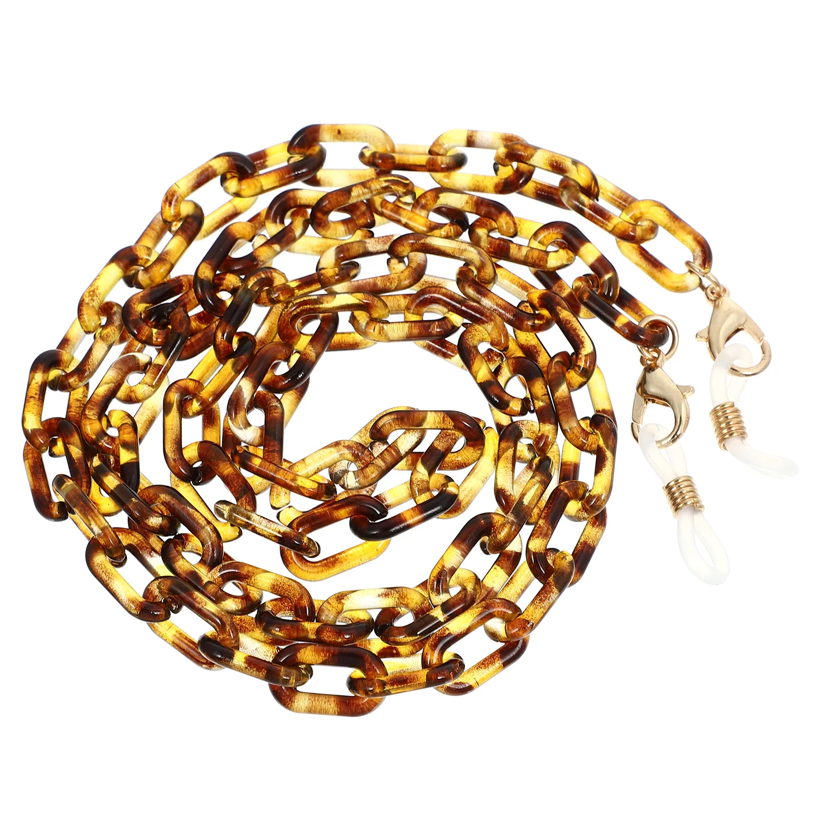 

1Pcs Acrylic Eyeglass Chain Brown Sturdy Anti-Lost Glasses Holder Sunglasses Anti-Drop Rope Accessories Sunglasses Chain