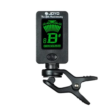 JOYO JT-01 Guitar Tuner 360 Degree Rotatable Digital LCD Screen Clip-on Tuner Chromatic Guitar Bass Violin Electronic Tuner