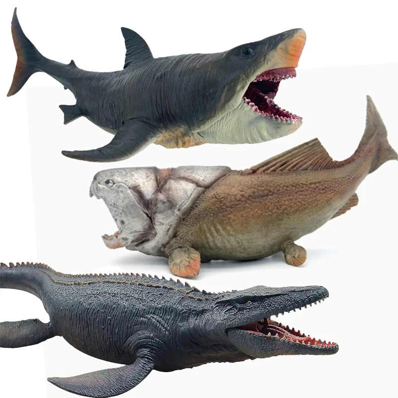 Realistic Large Prehistoric Sea Creatures Toys for Kids Gift Ocean Life Collection Sea Animals for Toddler Boys Dino Toy