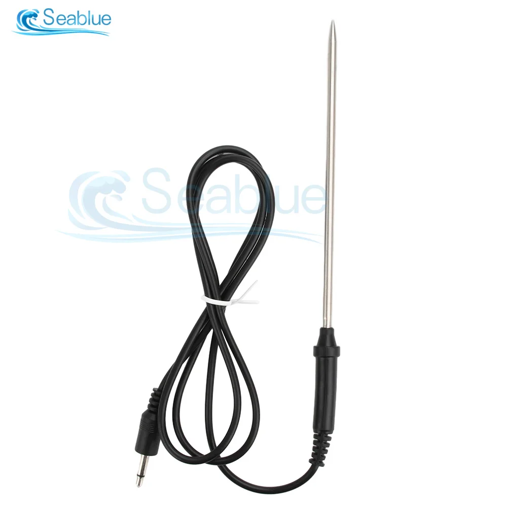 1PCS Food Meat Thermometer Probe 120MM Stainless Steel Waterproof Temperature Sensor Probe Cooking Thermometer Probe Replacement