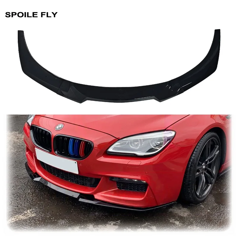 3PCS 2011 To 2018 For BMW 6 Series 640i 650i 640d F06 F12 F13 M Sport MP Style Front Bumper Lip Spolier Protector Splitter
