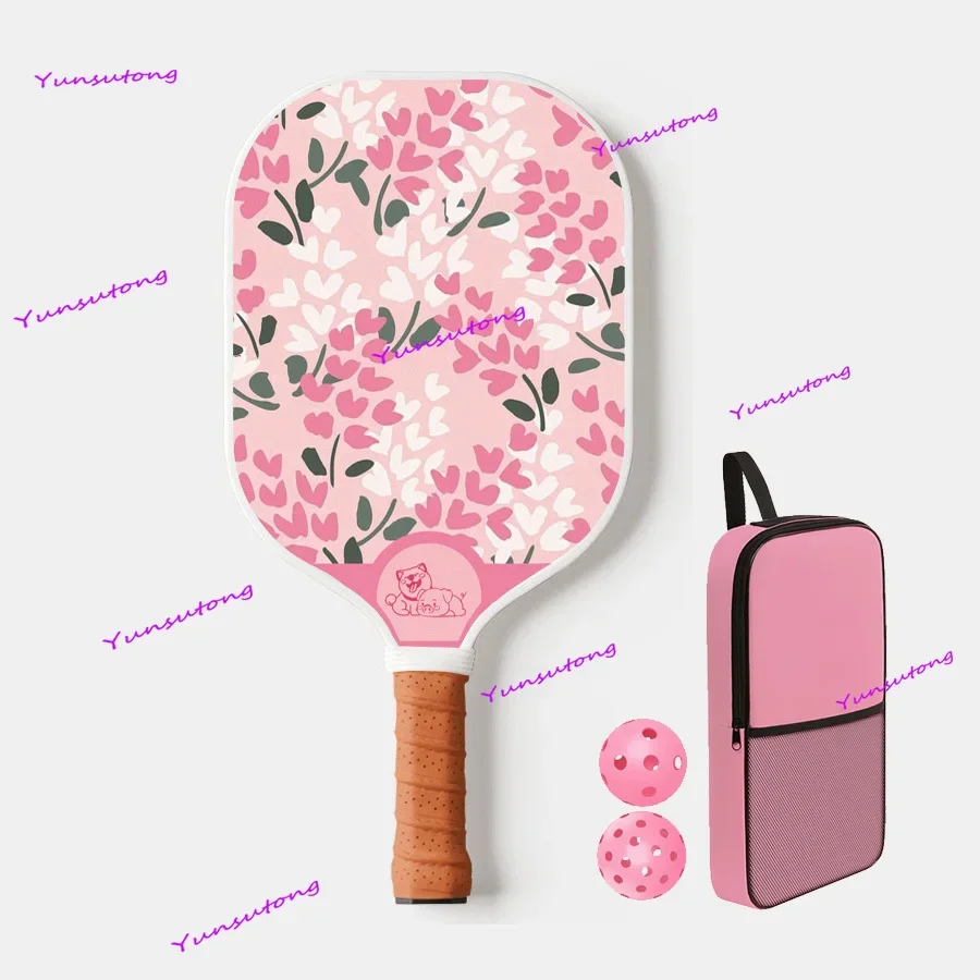 

Lucky001Thermoformed T700 Необработанное углеродное волокно Pickleball Paddle Spin Текстурированная поверхность с пенопластовым краем Эргономичная ручка