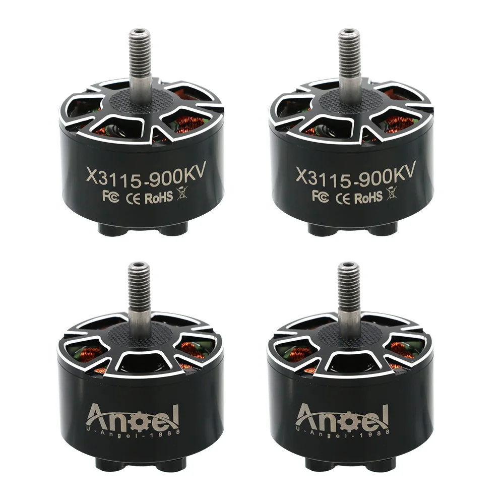 

4 шт./лот UAngel X3115 3115 900KV 1050KV 1200KV 6S бесщеточный двигатель для FPV Freestyle 9inch 10inch Long Range Cinelifter RC Drones