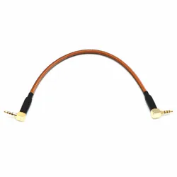 Cable en espiral TRS a TRRS de 3,5mm, Cable de Audio para teclado dividido, RODE Sc7, VIDEOMIC Go, Micro tipo, micrófonos, nuevo