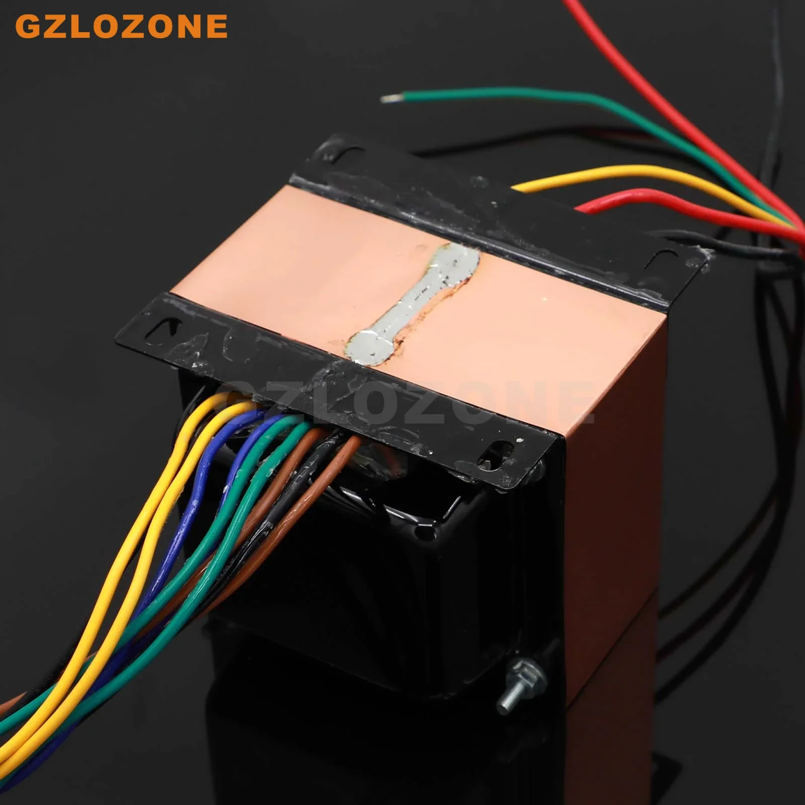 115V/230V OFC 180W Type-EI transformer 180VA 10V+55V+3.15VX2+350VX2 With copper foil shield