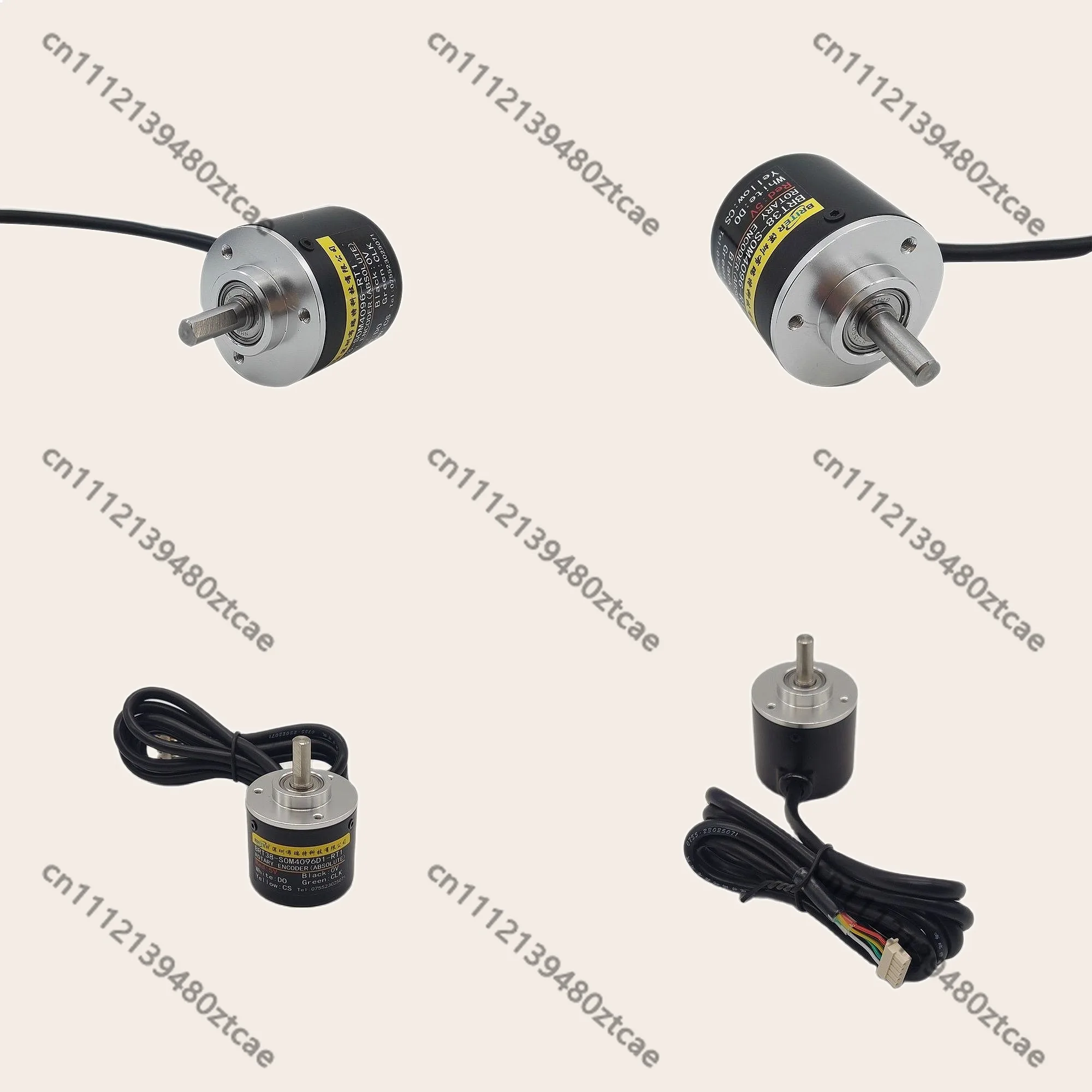 High Precision 6mm Shaft Absolute Encoder Contactless 10Bit 12Bit SPI Interface