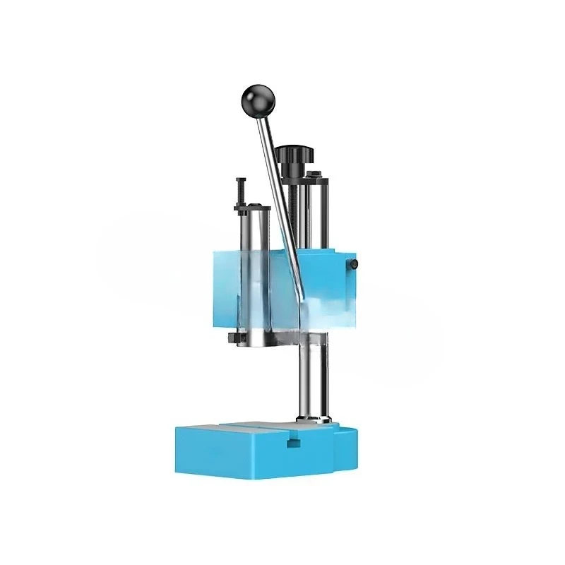 

Round Column 0.3A Manual Press Industrial Precision Hand Press Desktop Punch Press Die Cutting Machine