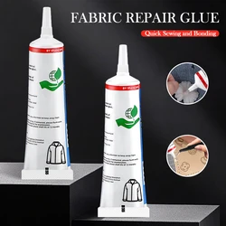 15/60ml Strong Fabric Glue Transparent Quick Dry Patch Glue for Clothing Repair Permanent Bonding Versatile Waterproof Adhesive