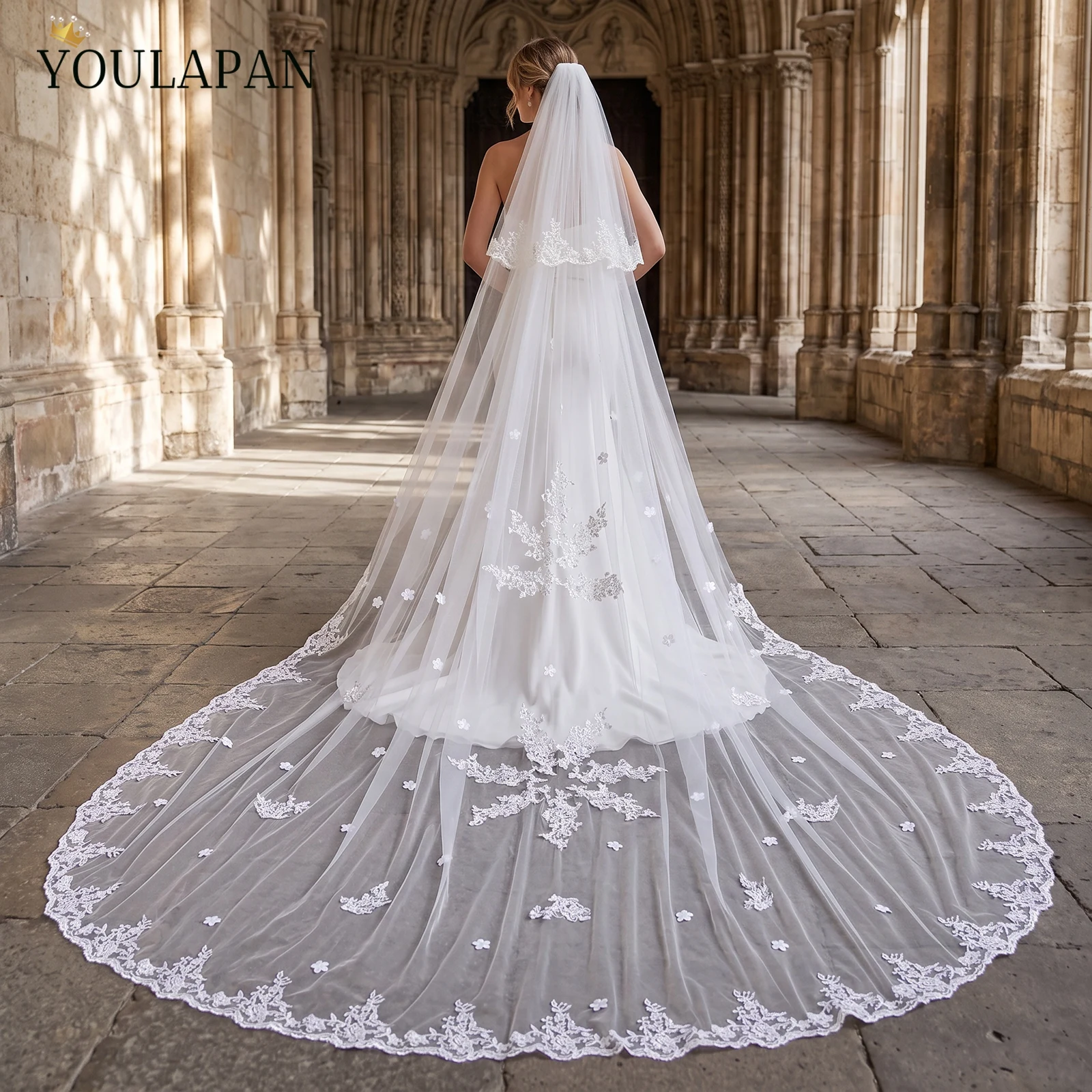 topqueen-v77-lace-floral-wedding-veil-two-tier-long-cathedral-bridal-veil-with-3d-flower-wedding-dress-accessories-customizable