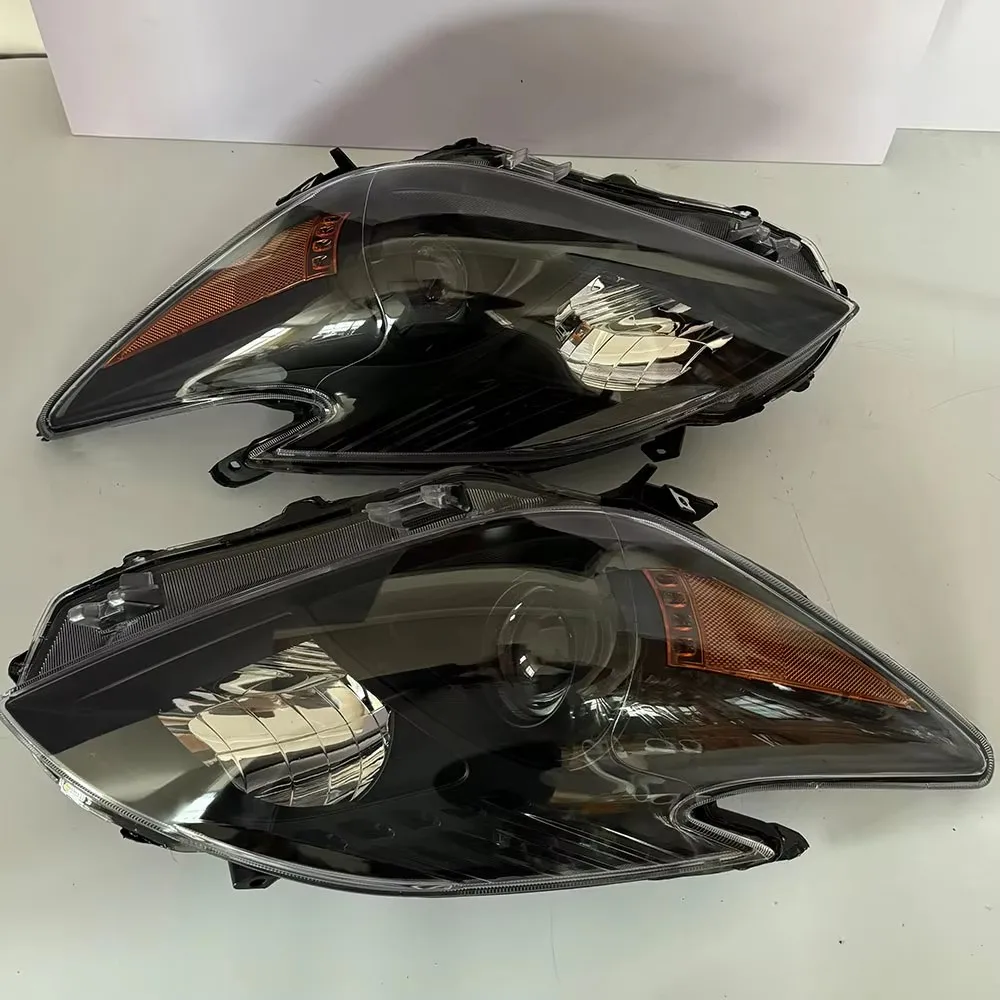 パーツ Toyota Prius 30 Series Headlights A Pair Car Headlight For Toyota Prius 30 ZVW30 Headlamp Black
