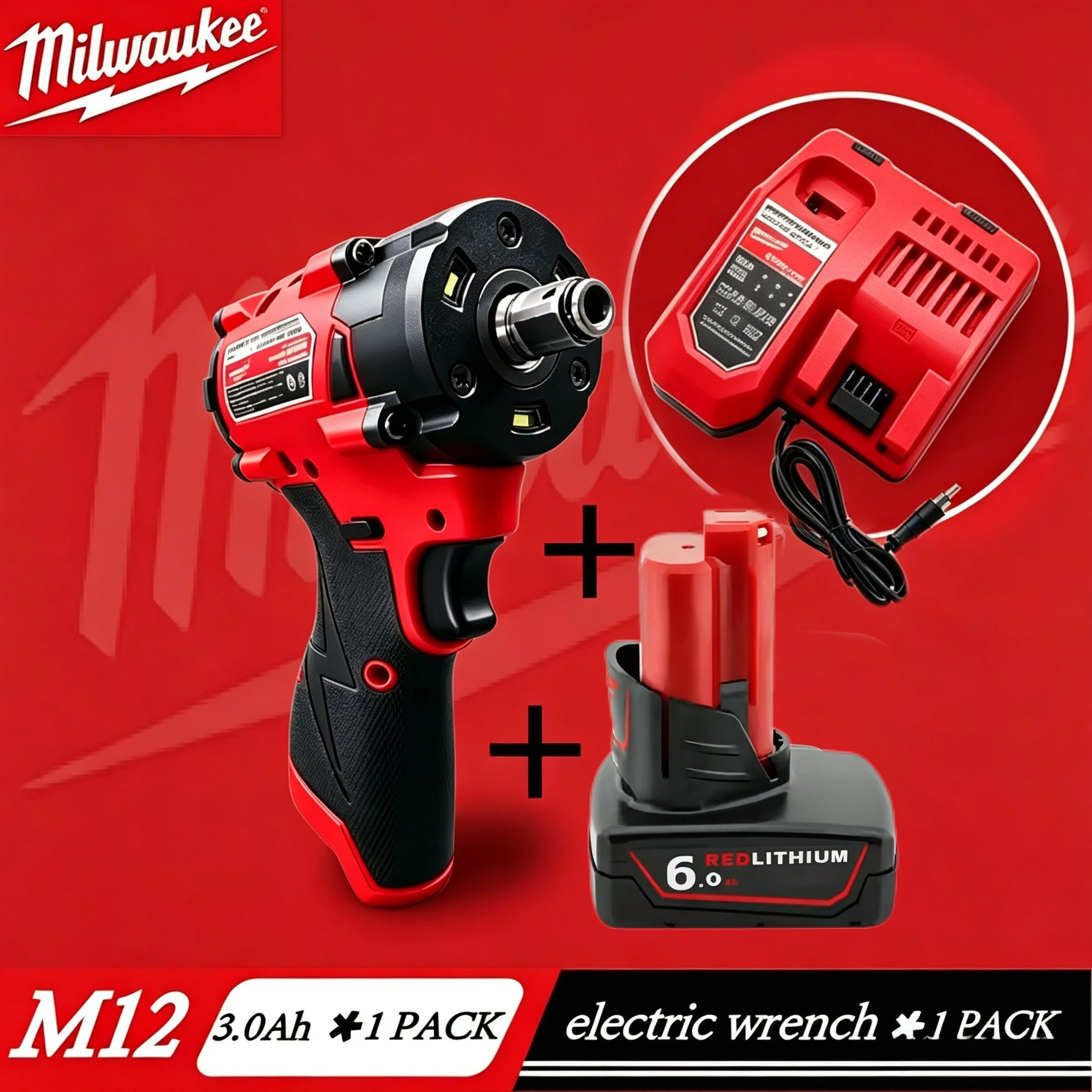 

Milwaukee M12 12V M12B6 M12B3 compatible with FID2 brushless compact screwdriver with lithium battery