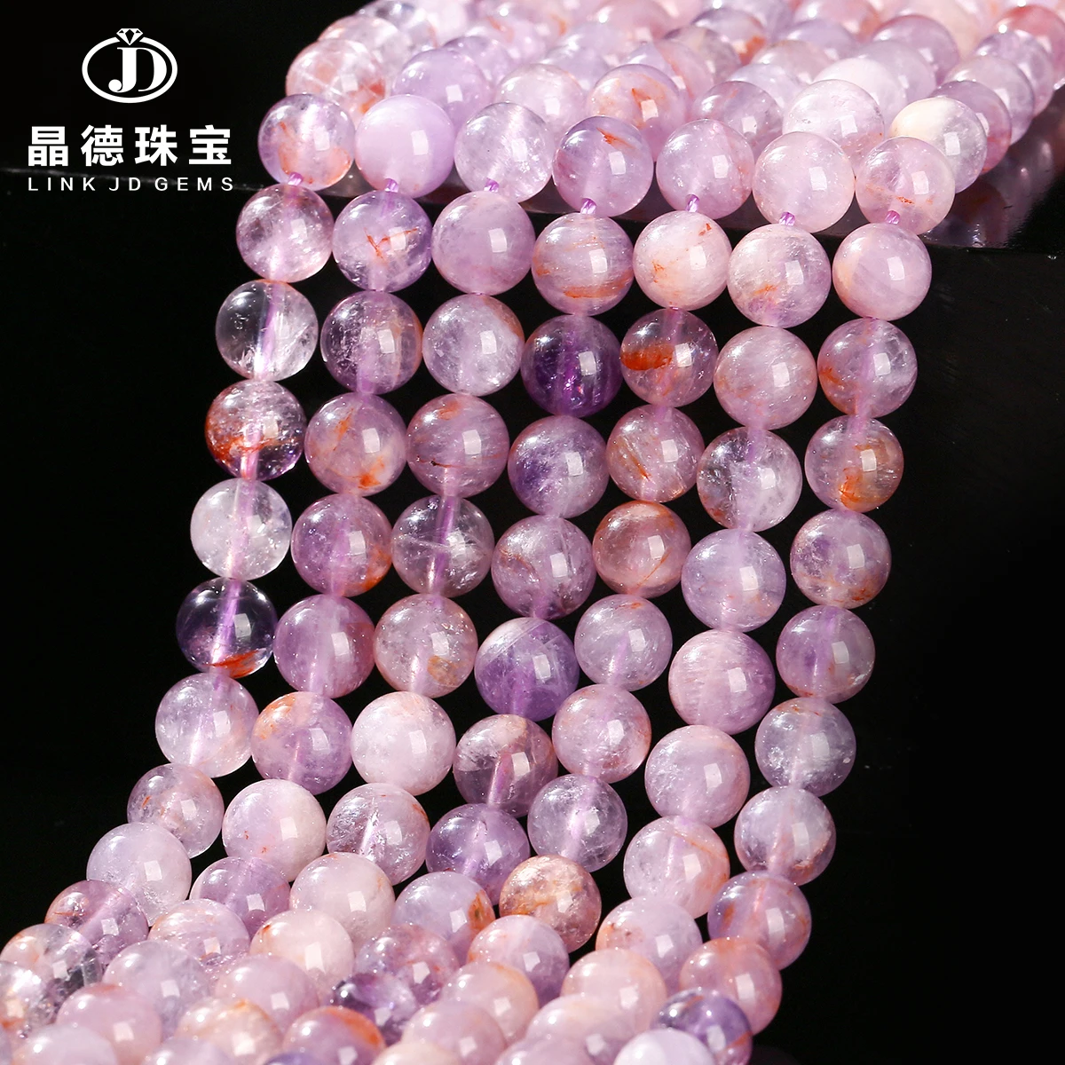 

AAA+ Natural Stone Dream Violet Amethyst Beads Round Loose Spacer Quartz Bead for Jewelry Making DIY Bracelet Necklace Accessory