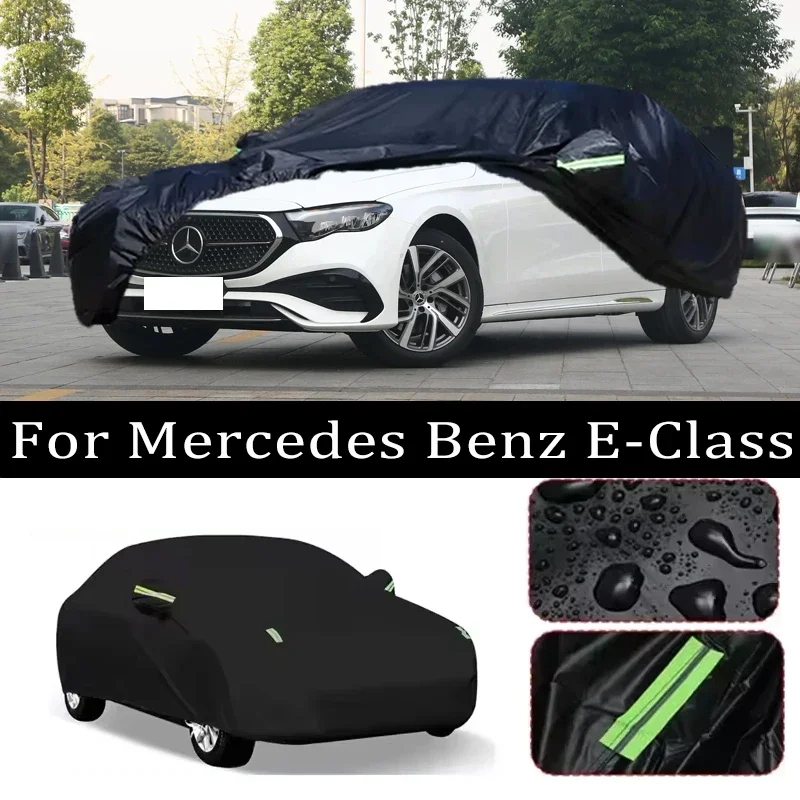

For Mercedes Benz E-Class Car Covers Outdoor Waterproof Dustproof Sun Rain Snow Protection Thick Oxford Cloth Full