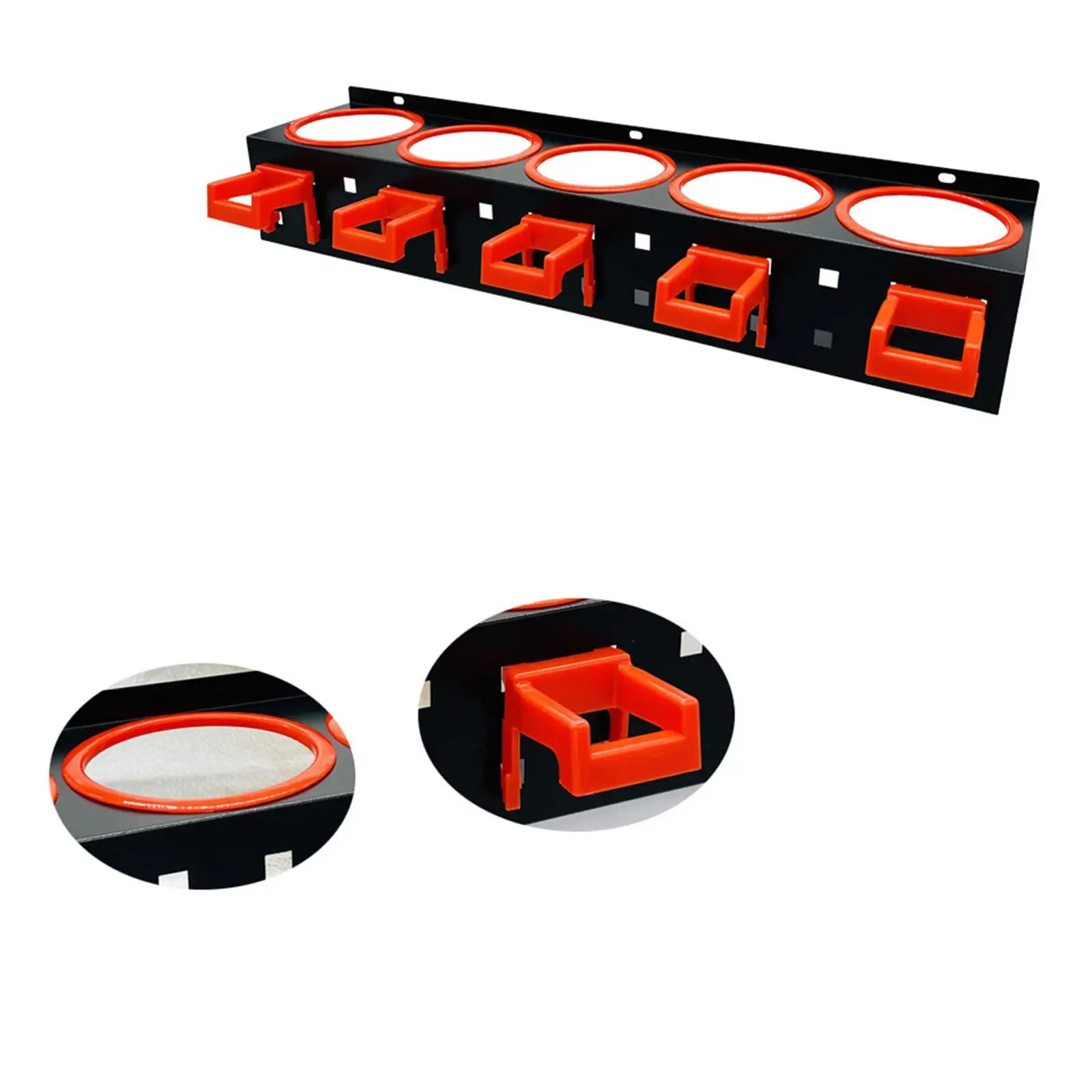 Spray Bottle Holder Bottle Storage Rack Wall Mount Easy Install Stand Car Wash Tool Organizer for Home Auto Beauty Shop