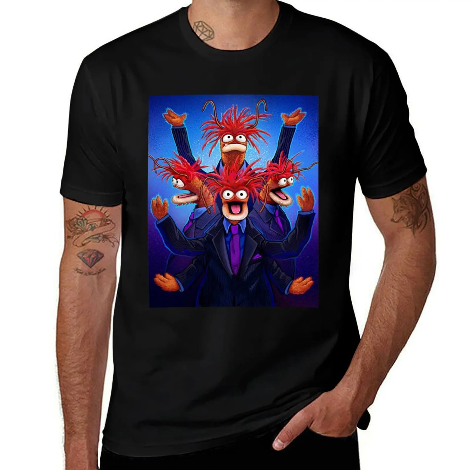 Pepe Prawn The Muppets Now T-Shirt Heavy Duty Casual Work Tee T-Shirt